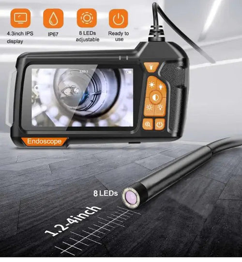 Handheld Single Lens With Screen Endoscope HejK.com