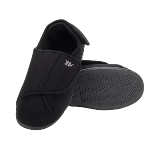 Happy Touch Women’s Edema Slippers with Non-Slip Sole, Black Size 8 HejK.com Marketplace LLC