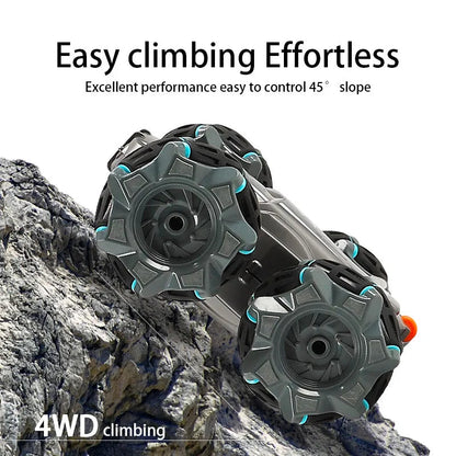 Remote Control Tumbling Stunt Double-sided Car WEM Support (www.WEM.support)