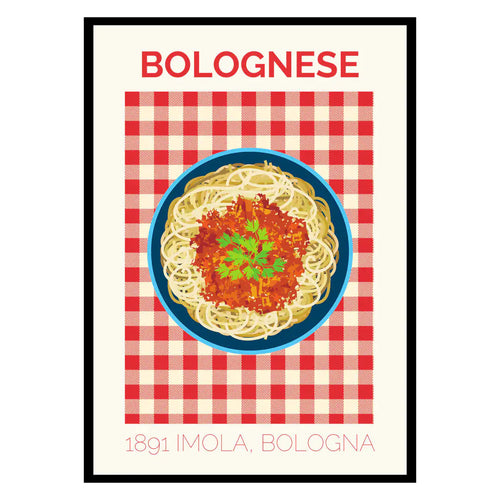 Pasta Bolognese Poster WEM Support (www.WEM.support)