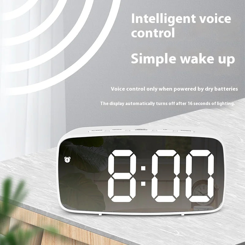 LED Mirror Alarm Clock WEM Support (www.WEM.support)