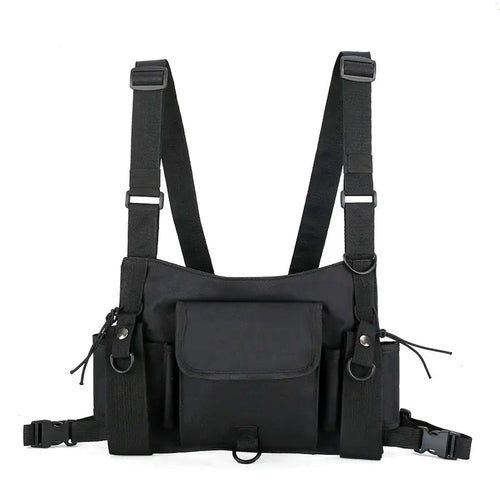 Hip Hop Style Tactical Vest with Chest Bag HejK.com Marketplace LLC
