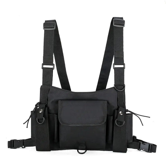 Hip Hop Style Tactical Vest with Chest Bag HejK.com Marketplace LLC