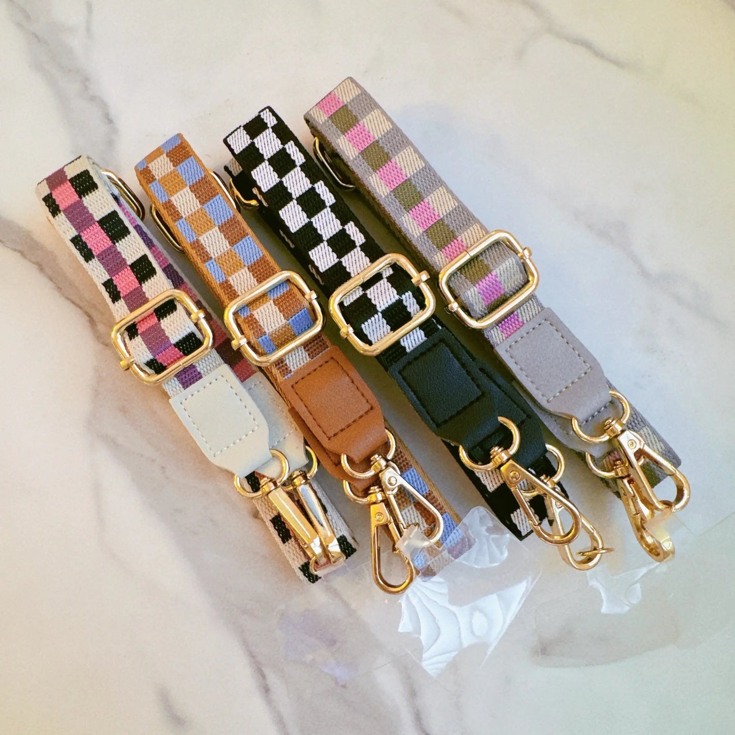 Checkered Crossbody Phone Lanyard WEM Support (www.WEM.support)