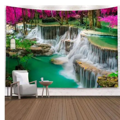 Natural Scenery Printed Hanging Cloth Decoration WEM Support (www.WEM.support)