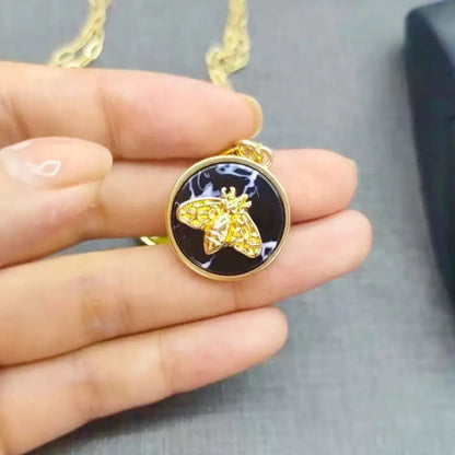 Bee On The Jewel Necklace WEM Support (www.WEM.support)