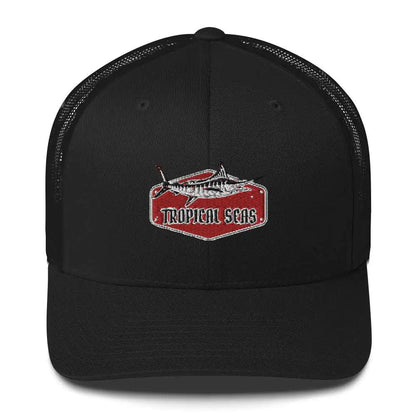 Tropical Marlin Trucker Hat WEM Support (www.WEM.support)