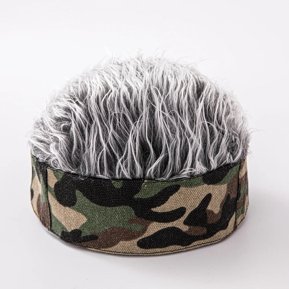 Short Hair Wig Retro Beanie HejK.com