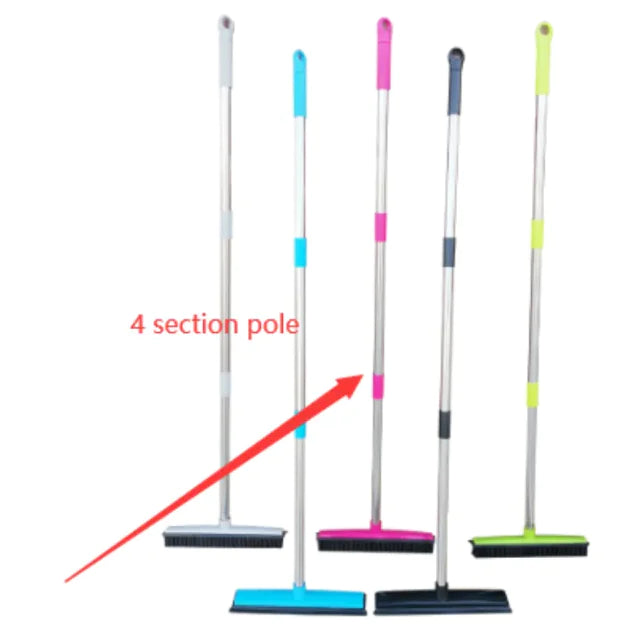 TriPole Dust & Carpet Scraper Broom WEM Support (www.WEM.support)