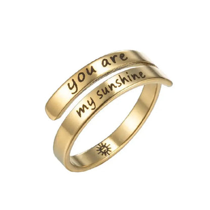 Engraved Adjustable Ring WEM Support (www.WEM.support)