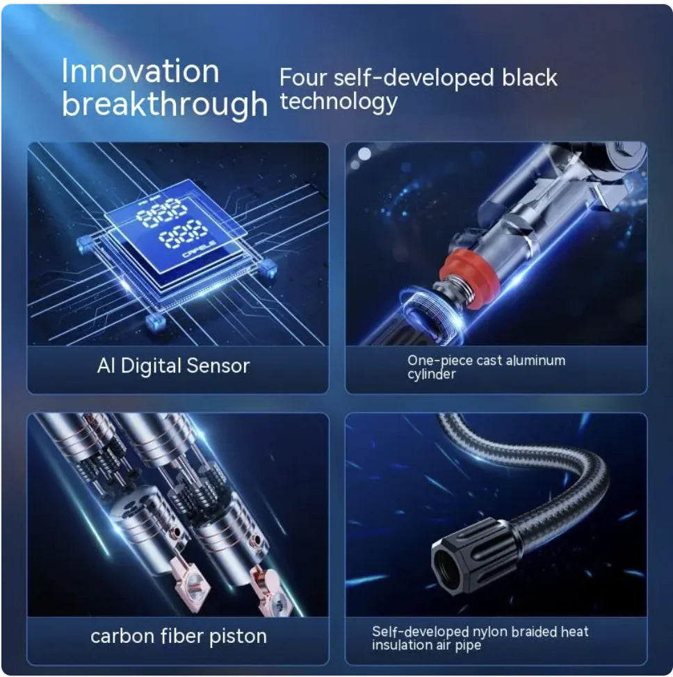 Portable Electric Car Air Pump WEM Support (www.WEM.support)