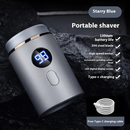 Rechargeable Washable Travel Men's Shaver WEM Support (www.WEM.support)