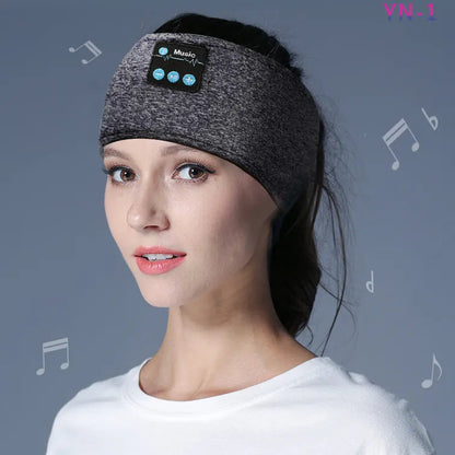 Bluetooth Sports Sleep Headband with Music WEM Support (www.WEM.support)