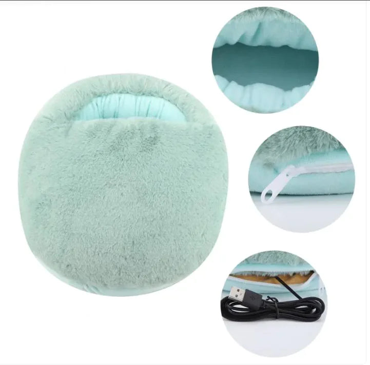 HeatEase™ Electric Foot Warmer Slippers – Winter Heating Pad & Cushion for Feet WEM Support (www.WEM.support)