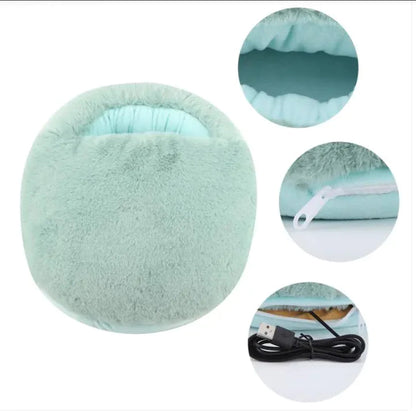 HeatEase™ Electric Foot Warmer Slippers – Winter Heating Pad & Cushion for Feet WEM Support (www.WEM.support)