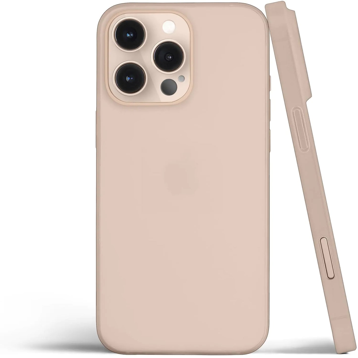 totallee Thin iPhone 16 Pro Max Case, Thinnest Cover Ultra Slim Minimal - for Apple iPhone 16 Pro Max (2024) (Desert Titanium)