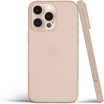 totallee Thin iPhone 16 Pro Max Case, Thinnest Cover Ultra Slim Minimal - for Apple iPhone 16 Pro Max (2024) (Desert Titanium)