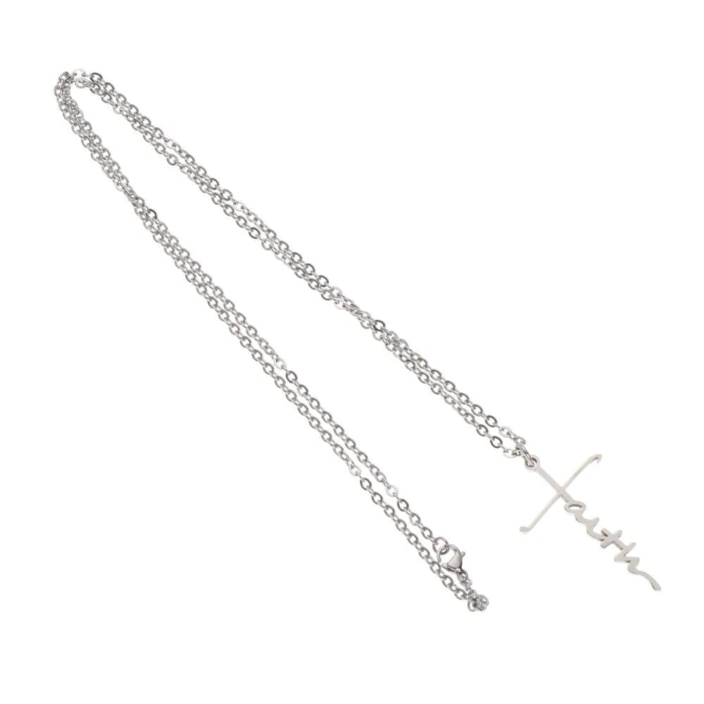 Fashion Faith Stainless Steel Pendant WEM Support (www.WEM.support)