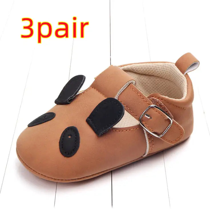 Spring and autumn cartoon animal baby shoes matte leather non-slip soft bottom baby shoes wholesale 0884 WEM Support (www.WEM.support)