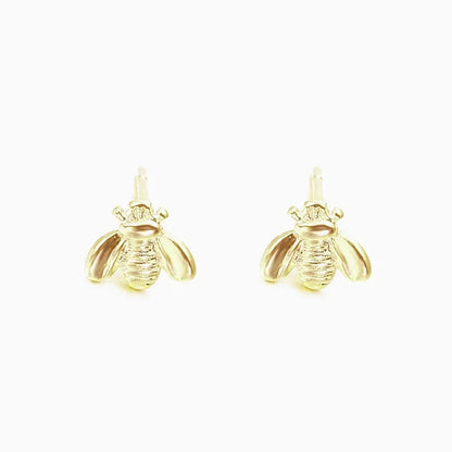 Minimal Bee Earrings WEM Support (www.WEM.support)