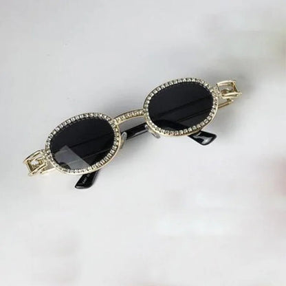Diamond-Studded Steampunk Sunglasses WEM Support (www.WEM.support)
