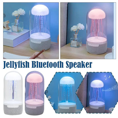 3 In 1 Creative Colorful Jellyfish Lamp Bluetooth-compatible Speaker WEM Support (www.WEM.support)