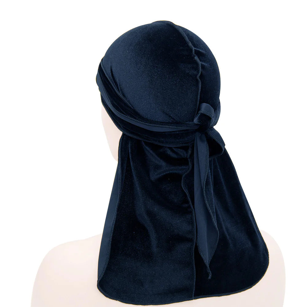 Unisex Velvet Long Tail Beanie WEM Support (www.WEM.support)