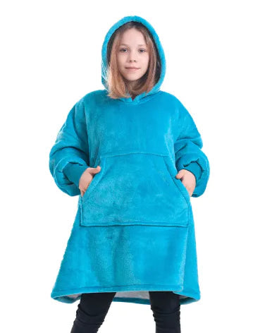 Women's Hooded Pullover Sweater Blanket WEM Support (www.WEM.support)