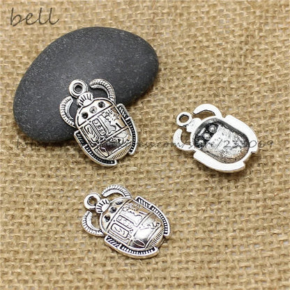 Ancient Egypt Beetle Charms Pendants WEM Support (www.WEM.support)