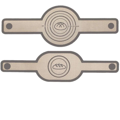 Dutch Baking Silicone Dough Kneading Mat with Long Handle WEM Support (www.WEM.support)