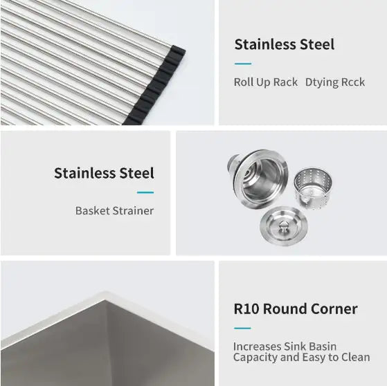 Stainless Steel Apron Front Farmhouse Kitchen Sink-Prohibited For Sale On Amazon WEM Support (www.WEM.support)