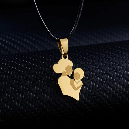 Mama Letter Pendant Necklace WEM Support (www.WEM.support)