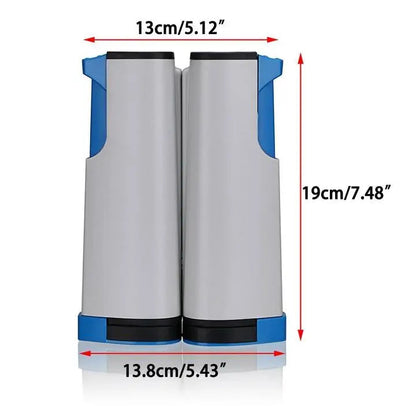 Einfach zu installierendes einziehbares Tischtennisnetz WEM Support (www.WEM.support)