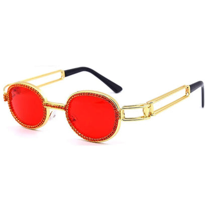 Diamond-Studded Steampunk Sunglasses WEM Support (www.WEM.support)
