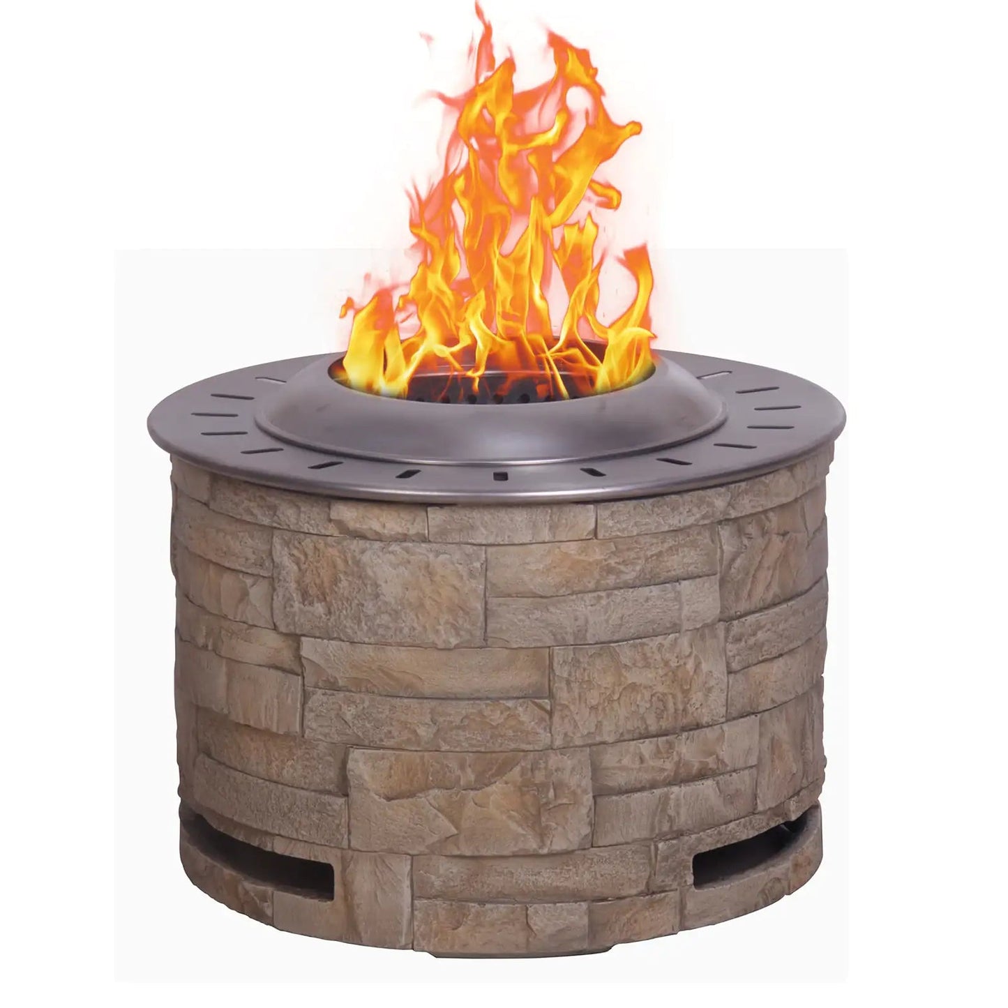 Stackstone Look Smokeless Firepit With Wood Pellet Twig Wood As The Fuel WEM Support (www.WEM.support)
