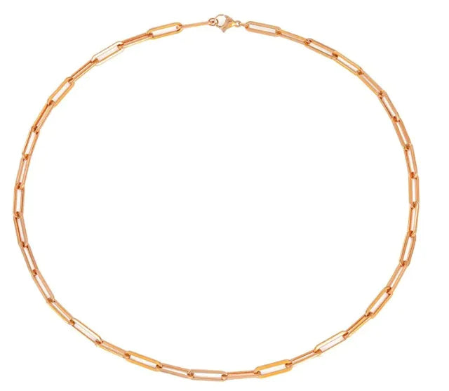 Paperclip Stainless Steel Necklace HejK.com