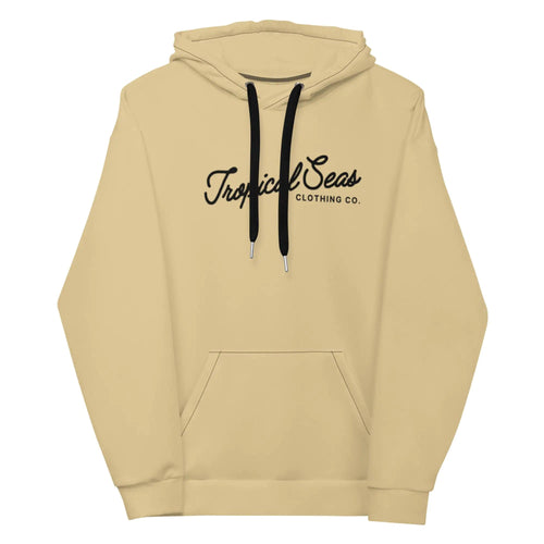Beige Tropical Seas Hoodie WEM Support (www.WEM.support)