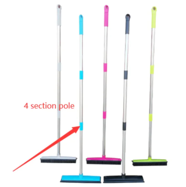 TriPole Dust & Carpet Scraper Broom WEM Support (www.WEM.support)