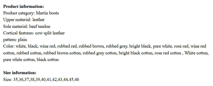 Autumn And Winter New British Martin Boots WEM Support (www.WEM.support)