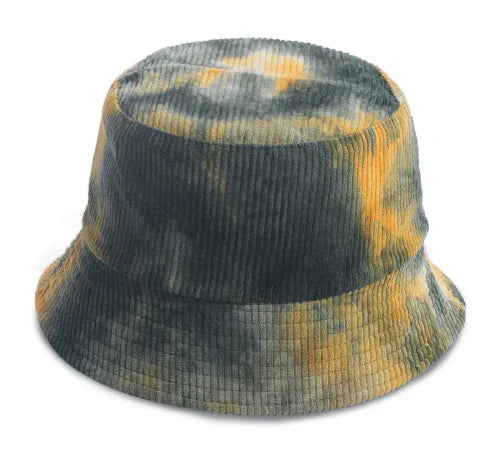 Corduroy Tie-Dye Fisherman Hat WEM Support (www.WEM.support)