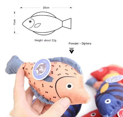 Catnip Fish Plush Toy HejK.com
