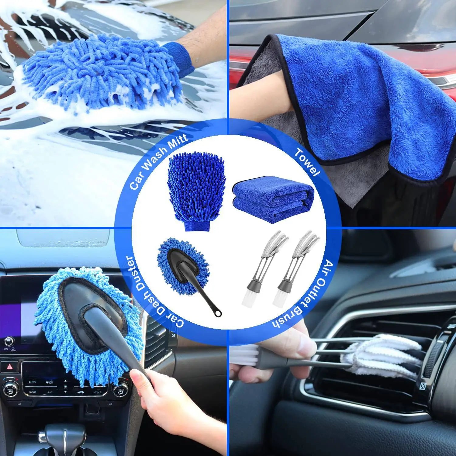 26Pcs Car Detailing Brush Set Drill - HejK.com Marketplace LLC