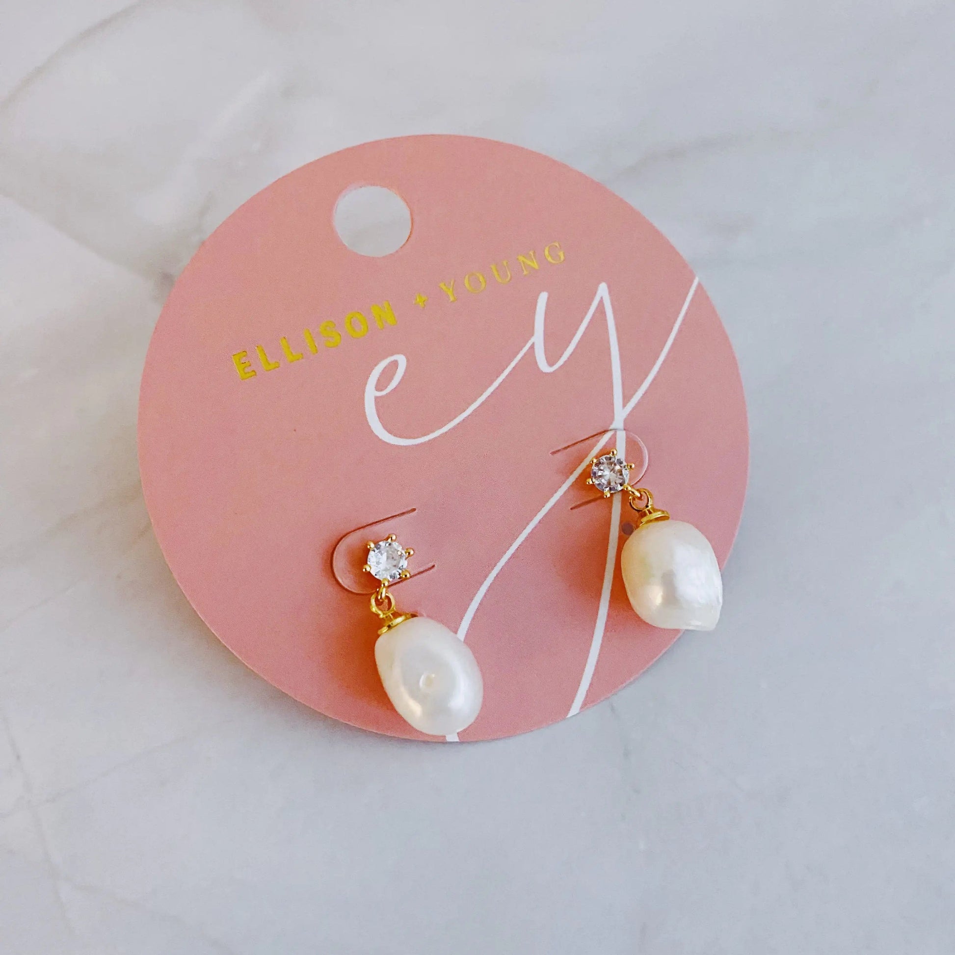Classy Freshwater Pearl Dangle Earrings WEM Support (www.WEM.support)