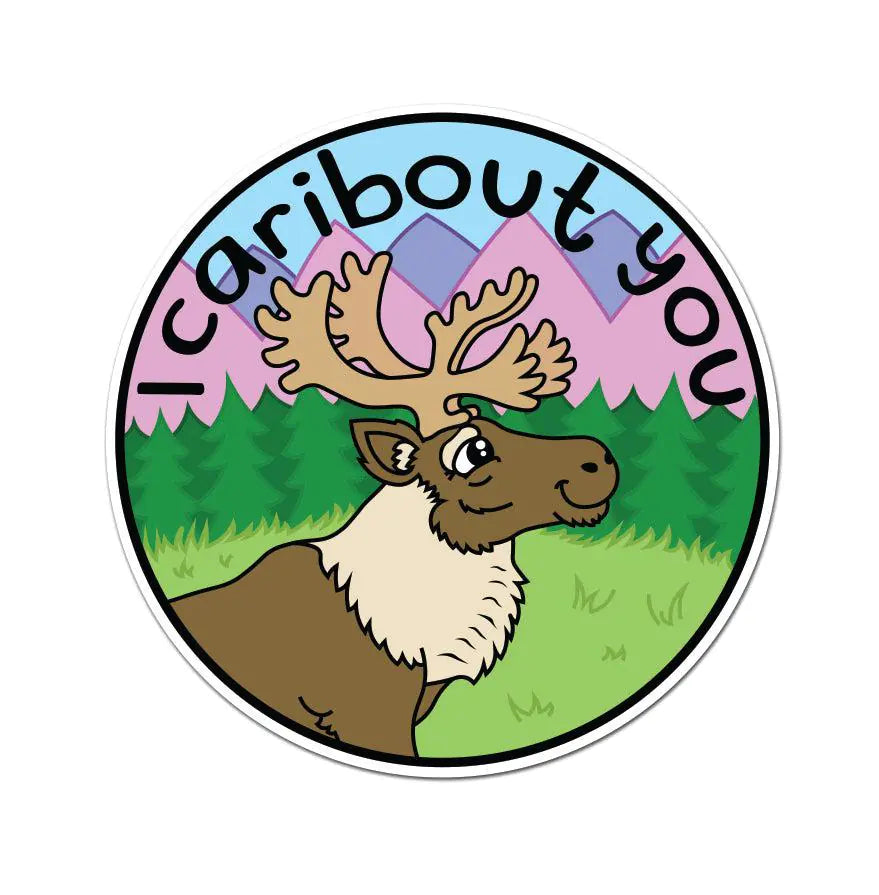 "I Caribout You" Magnet WEM Support (www.WEM.support)