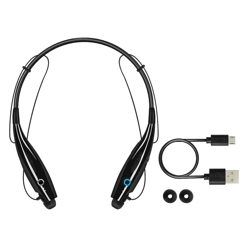 Bluetooth Neckband Wireless Headphones Mic Headset Stereo Earbuds Earphone WEM Support (www.WEM.support)