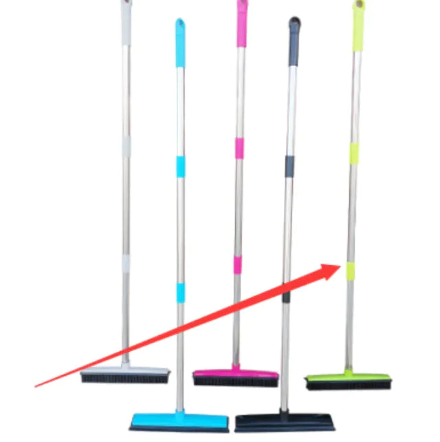 TriPole Dust & Carpet Scraper Broom WEM Support (www.WEM.support)