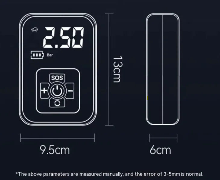 Wireless Car Air Inflator WEM Support (www.WEM.support)