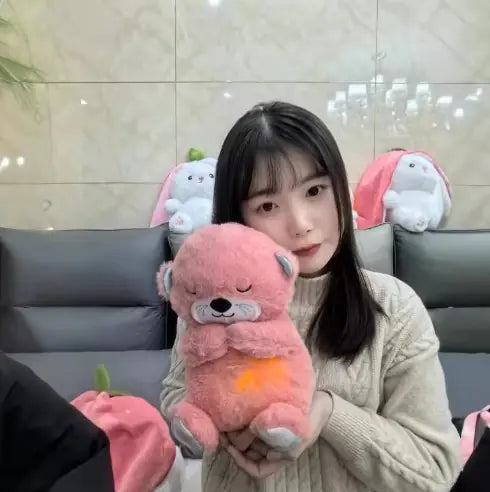 Urso de Pelúcia Companheiro de Sono para Bebês com Música e Luz WEM Support (www.WEM.support)