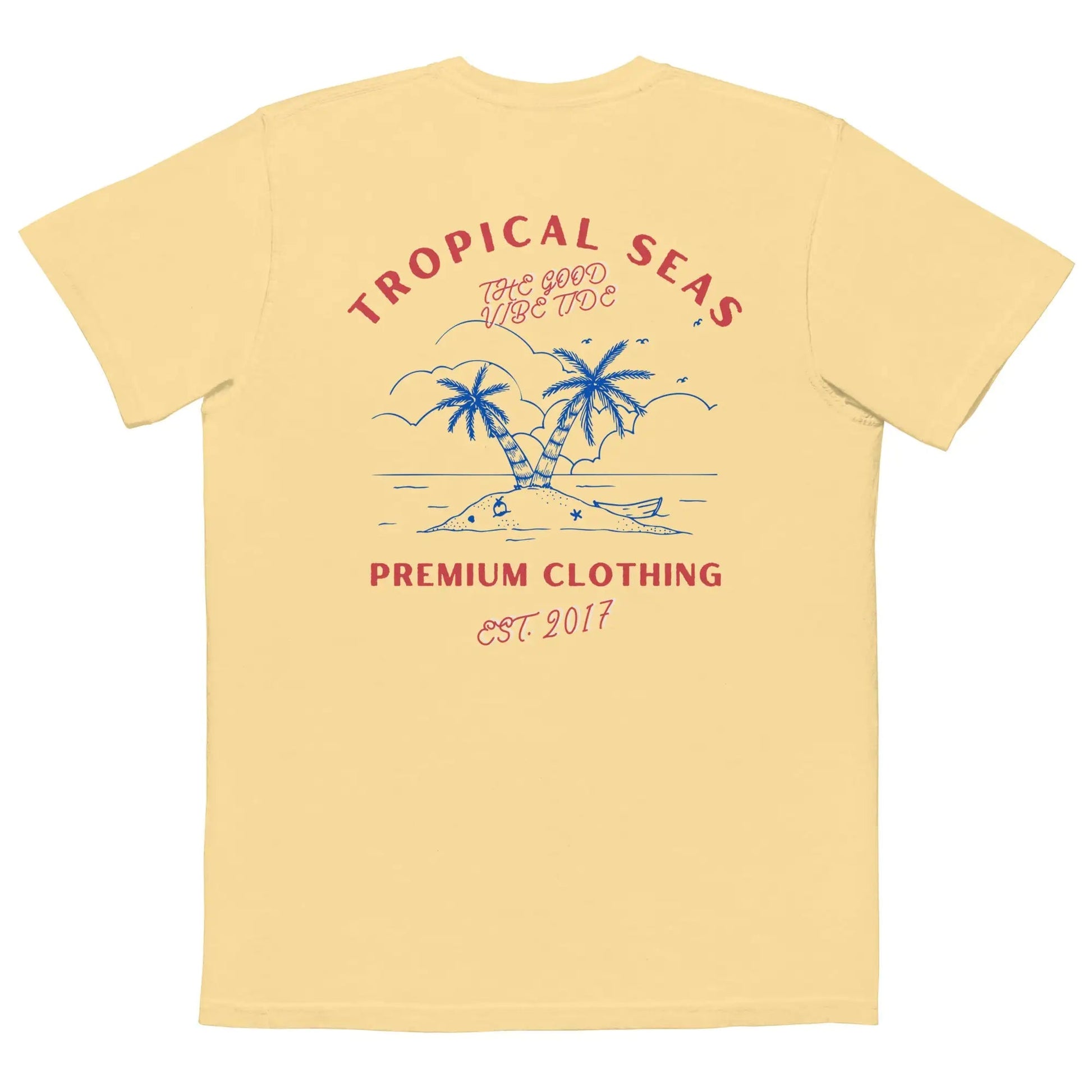 Tropical 4th of July Pocket T-shirt WEM Support (www.WEM.support)