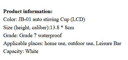 USB Rechargeable Automatic Magnetic Cup WEM Support (www.WEM.support)